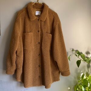 Old Navy Women's Tan Teddy Jacket